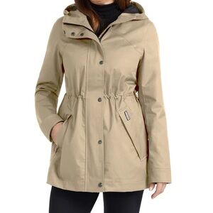 Hunter Women's Hooded Jacket, Tan, Large - NWT